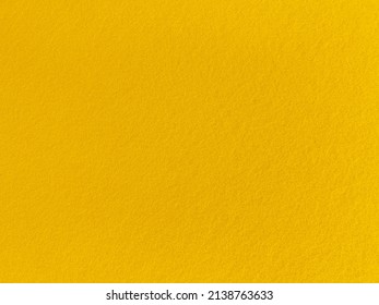 Felt Yellow Soft Rough Textile Material Background Texture Close Up,poker Table,tennis Ball,table Cloth. Empty Yellow  Fabric Background.	