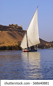 A Felucca On The Nile River, Egypt