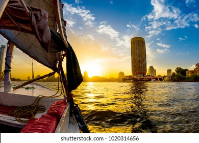 Felucca Ride On The Nile, Cairo, Egypt