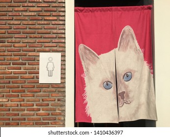 Female Bathroom Door,
Cats And Dogs