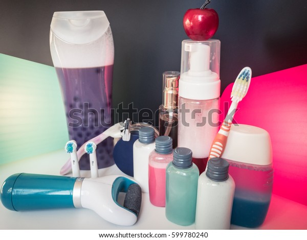 Female Beauty Tools Skin Care Products Stock Photo Edit Now 599780240