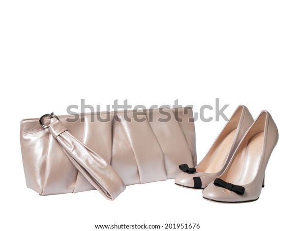 clutch bag and shoes