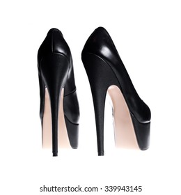 Female Black Highheeled Shoes Stock Photo 339943145 | Shutterstock
