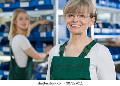 Female Blue-collar Worker Is Fulfilled With Her Work