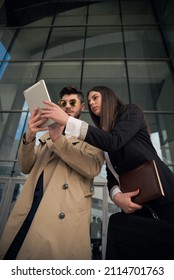 Female Boss Is Not Satisfied With The Plans And She Is Having A Second Look At Them