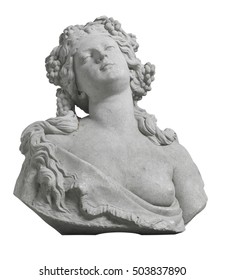 Female Bust Sculpture Isolated