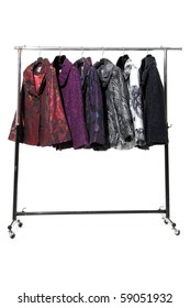 Female Coat Clothing Rack Display