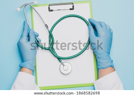 Similar – Image, Stock Photo Metal Hand Health care