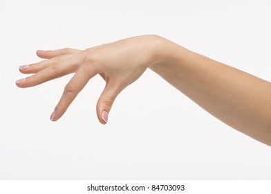 Female Empty Open Hand Isolated On Stock Photo 84703093 | Shutterstock