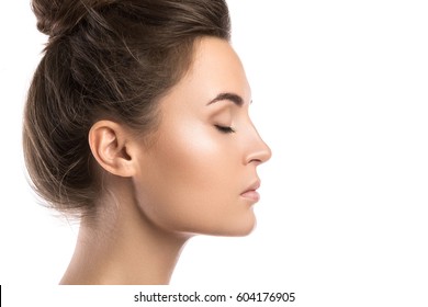 Female Model Face Profile Images Stock Photos Vectors Shutterstock