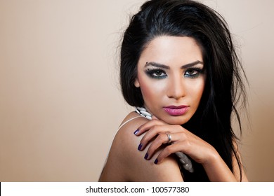 Female Fashion Model Wearing Jewellery Stock Photo 100577380 | Shutterstock