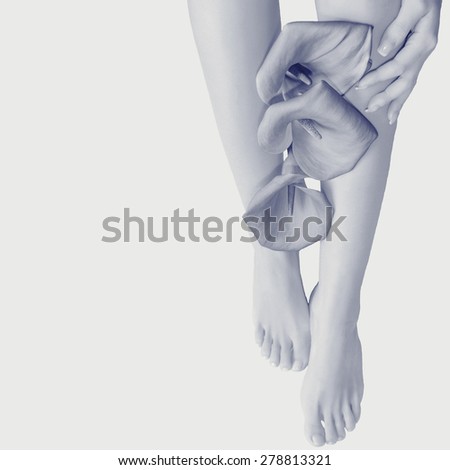 Similar – Image, Stock Photo body sensation