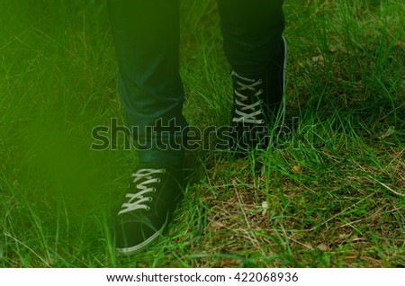 Similar – green shoes Colour photo