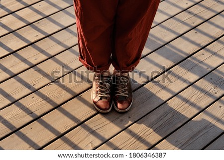 Similar – Image, Stock Photo Red wall with lattice window