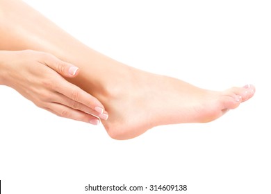 Female Foot. Shot In Studio