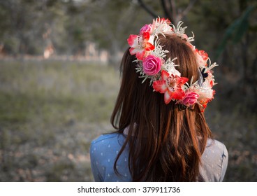 Flower Crown Girl Images Stock Photos Vectors Shutterstock