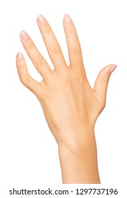 Female Hand With A Crooked Finger Due To Camptodactyly