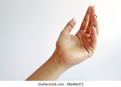 Female hand gesturing