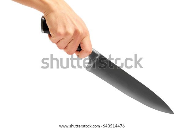 Female Hand Holding Huge Sharp Knife Stock Photo 640514476 | Shutterstock