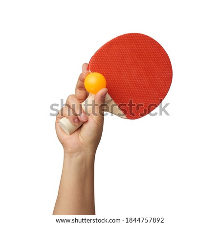 Similar – Image, Stock Photo two female hands holding a round wooden hoop