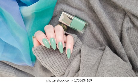 green manicure and 