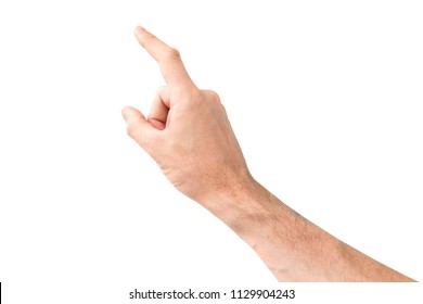 Human Hand Picking Gesture Isolate On Stock Photo (Edit Now) 450713227