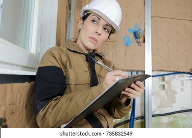 Female Health And Safety Inspector