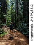 Female Hiker on The Sleeping Giant Trail, Kapa