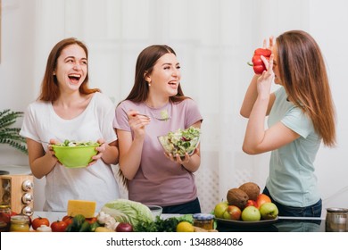 Image result for laughing at salad