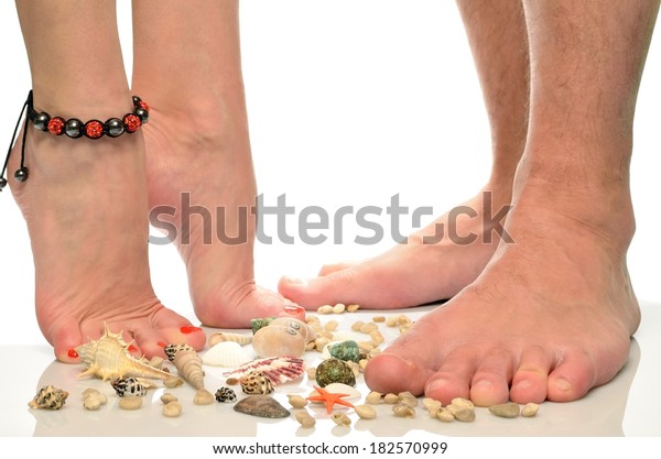 Girl On Male Feet