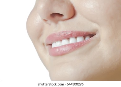 Female mouth closeup - Shutterstock ID 644300296