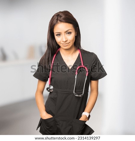 Female nurse care giver professional