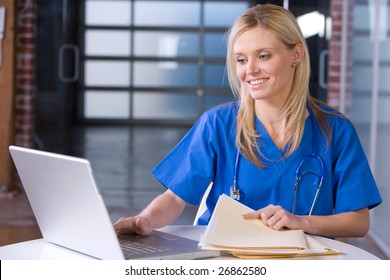 45,243 Nurse working computer Images, Stock Photos & Vectors | Shutterstock