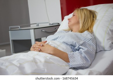 Female Patient Hospital Bed Stock Photo (edit Now) 168745634