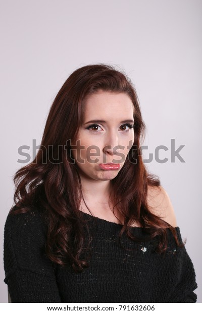 Female Pretending Cry Fake Comedy Crying Stock Photo 791632606 ...