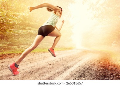 Female Runner - Shutterstock ID 265313657