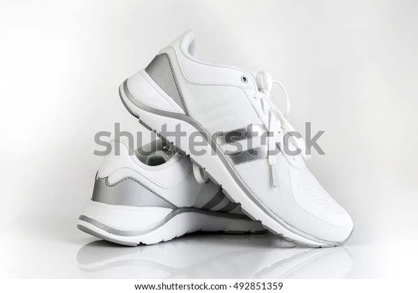 Female Running Shoes Shadow Isolated On Stock Photo 492851359 ...