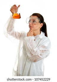 goggles and lab coat