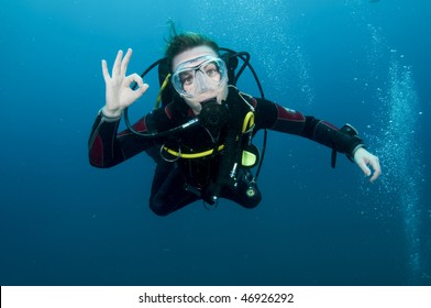 Female Scuba Diver