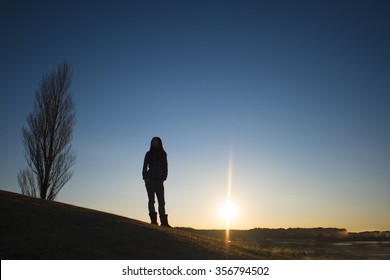 Female silhouette - Powered by Shutterstock