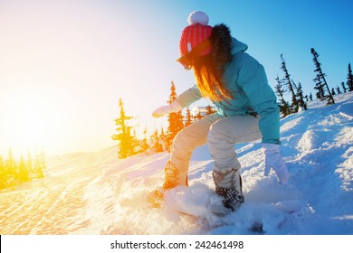 Female Snowboarder