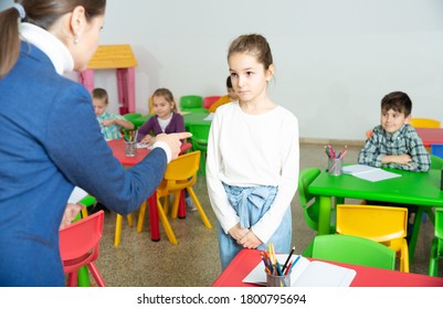 teacher scolding student clipart for kids