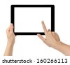 tablet computer hand