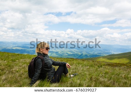 Similar – Foto Bild Connemara Nationalpark, Diamond Hill Aufstieg- Irland.