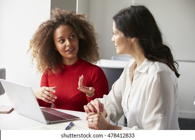 Female University Student Working One To One With Tutor - Shutterstock ID 478412833