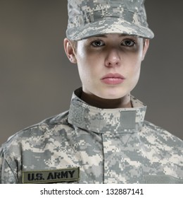 Female US Army Soldier