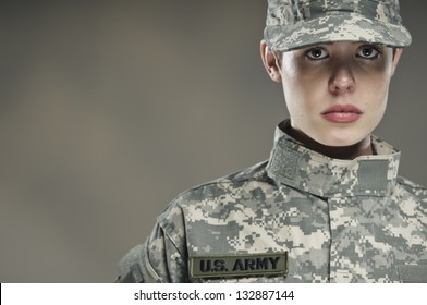 Female US Army Soldier