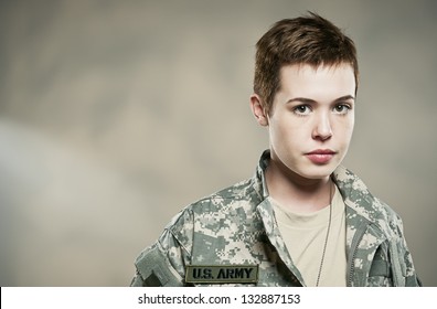 Female US Army Soldier