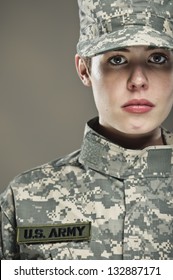 Female US Army Soldier