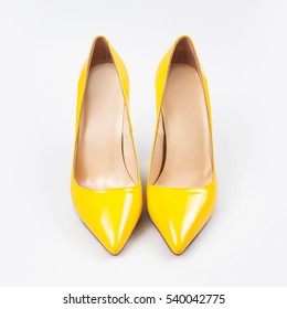 Female Yellow Shoes 